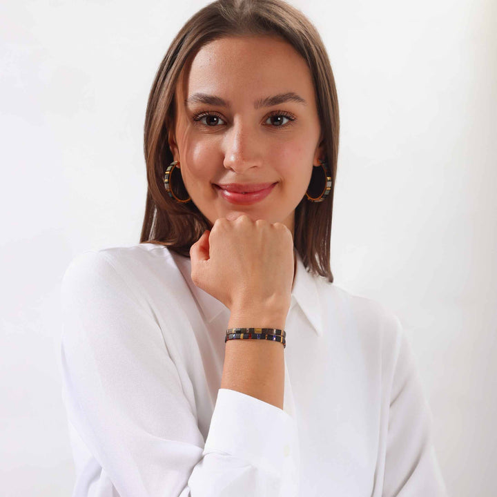 Coffret Cadeau Moon (Bracelet et boucles d'oreilles Moon)