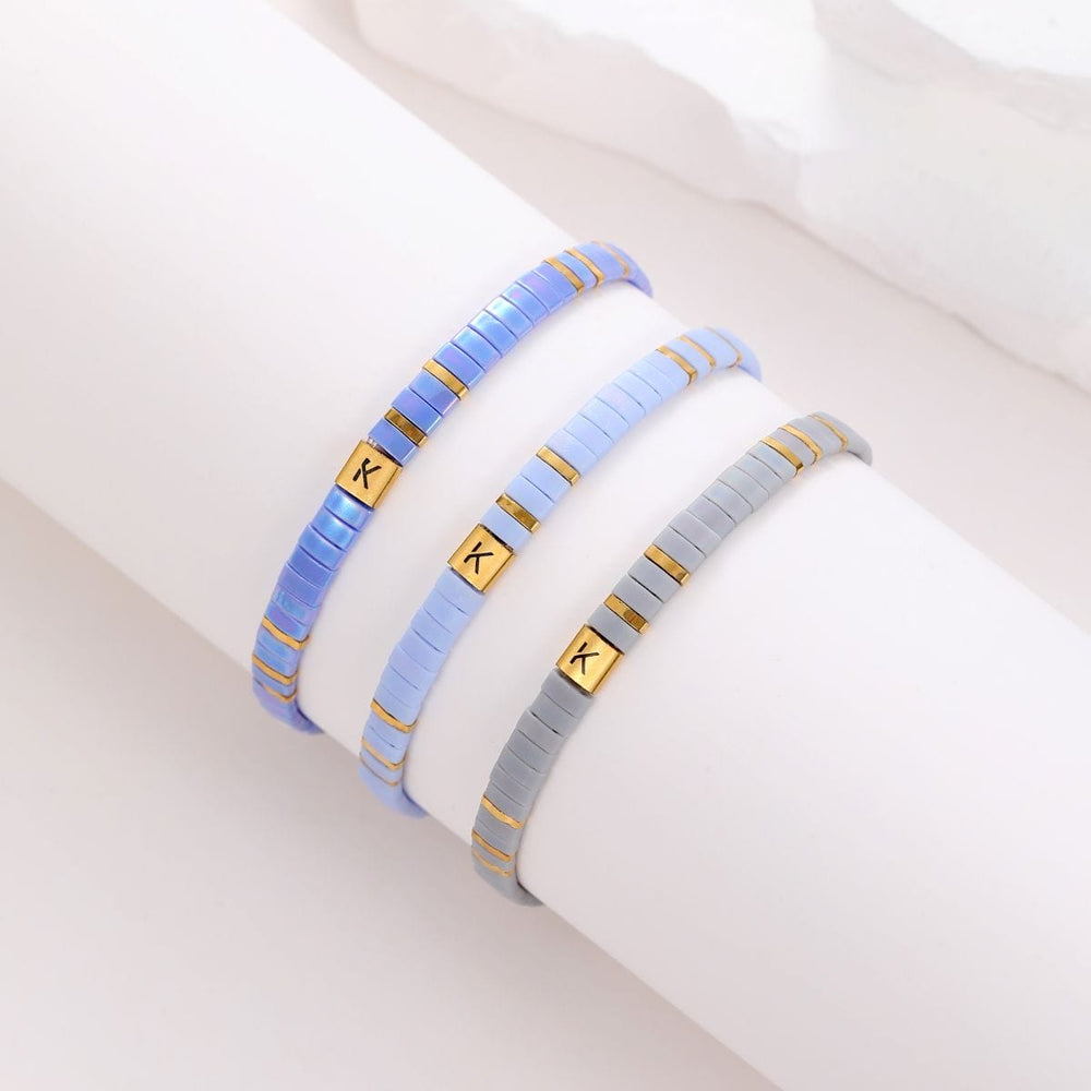 Ensemble Clia (Parure et boucles d'oreilles Clia) - vue détaillée des perles Miyuki japonaises