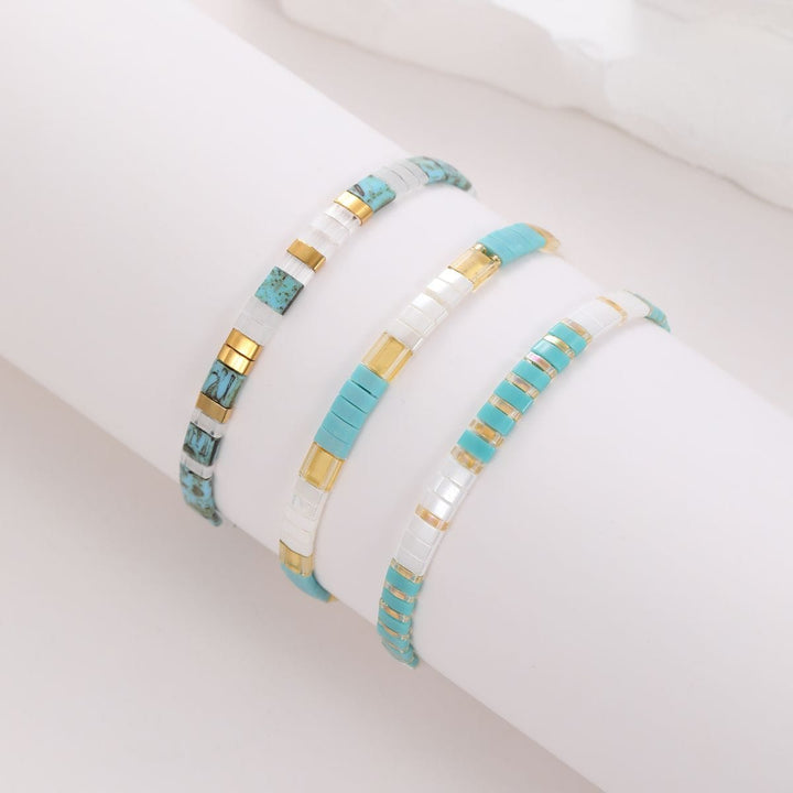 Ensemble Eden (boucles d'oreilles Olecia, collier et parure Eden) - finitions artisanales | Køss Design Paris