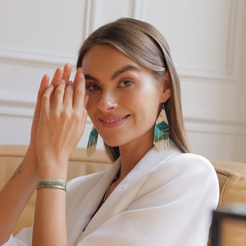 Ensemble Luna (Parure et boucles d&