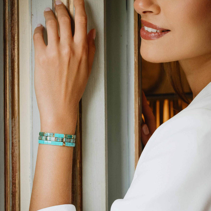 Ensemble Savane (Parures Luna, Émeraude, et Le Morne)