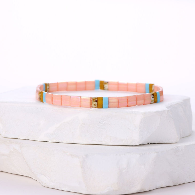 Amelia - Bracelet de perles - bracelet de perles colorées fait main en perles Miyuki par Køss Design