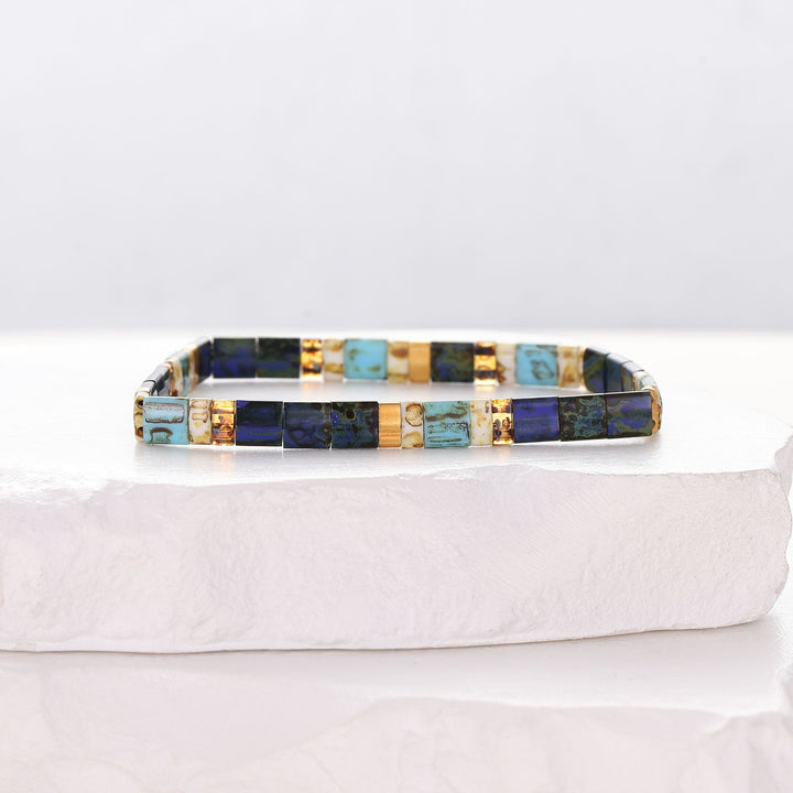 Asa - Bracelet de perles - bracelet de perles colorées fait main en perles Miyuki par Køss Design