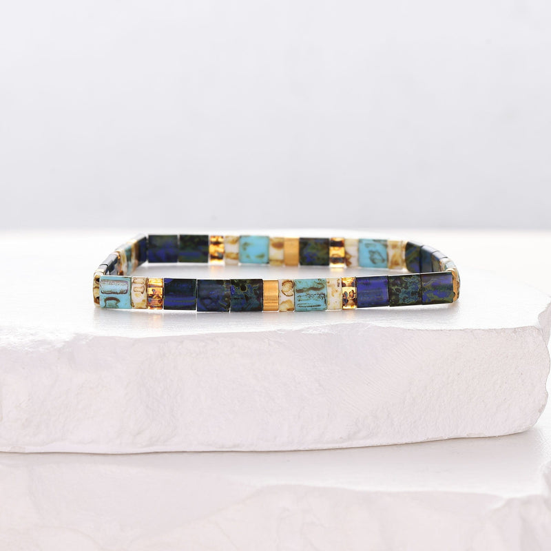 Asa - Bracelet de perles - bracelet de perles colorées fait main en perles Miyuki par Køss Design
