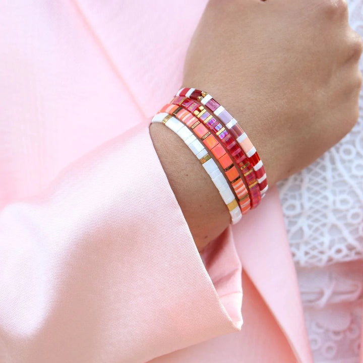 Cerise - Køss Design bracelet de perles colorées fait main photo 6