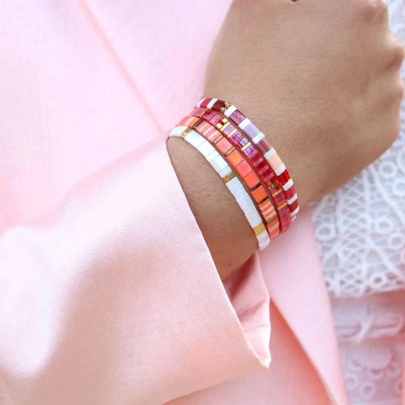 Cerise - Køss Design bracelet de perles colorées fait main photo 6