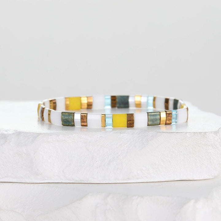 Ella - Bracelet de perles - bracelet de perles colorées fait main en perles Miyuki par Køss Design