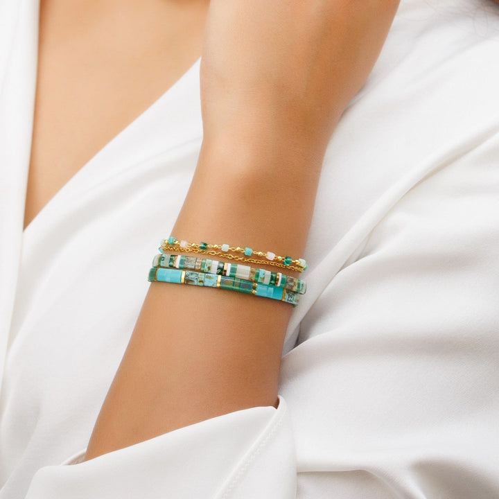 Ensemble Ela - Køss Design bracelet de perles colorées fait main photo 6