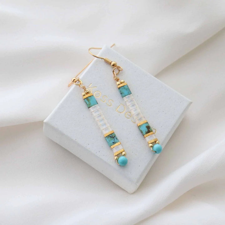 Ensemble Lou & Eva - détail artisanal perles Miyuki