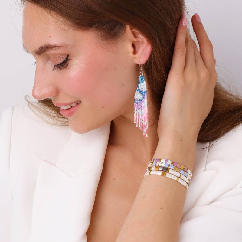 Ensemble Pastel - Køss Design bracelet de perles colorées fait main photo 6