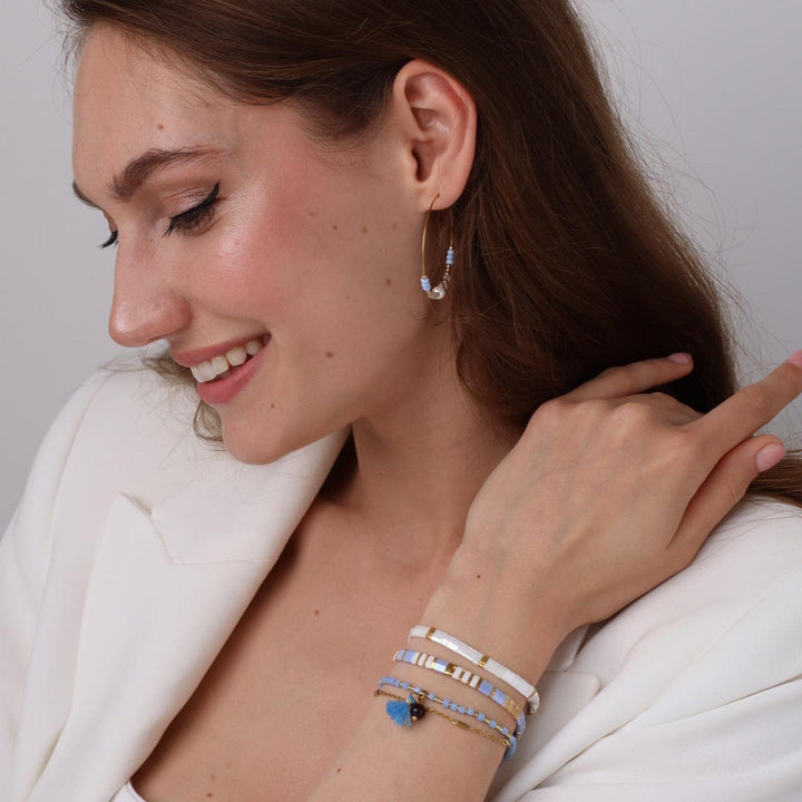 Ensemble Tahiti & Clea - Køss Design bracelet de perles colorées fait main photo 7