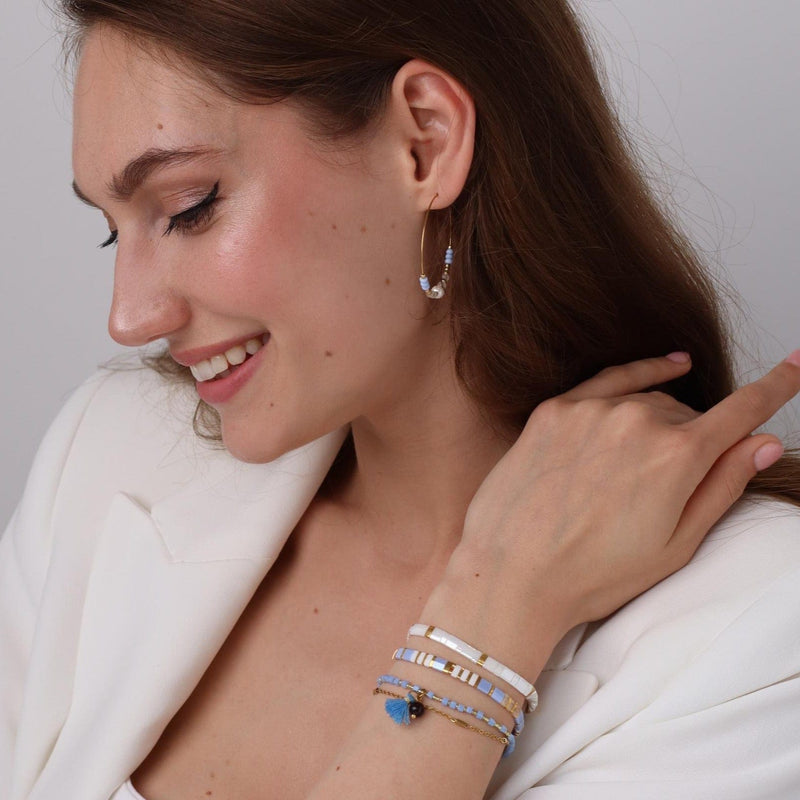 Ensemble Tahiti & Clea - Køss Design bracelet de perles colorées fait main photo 7