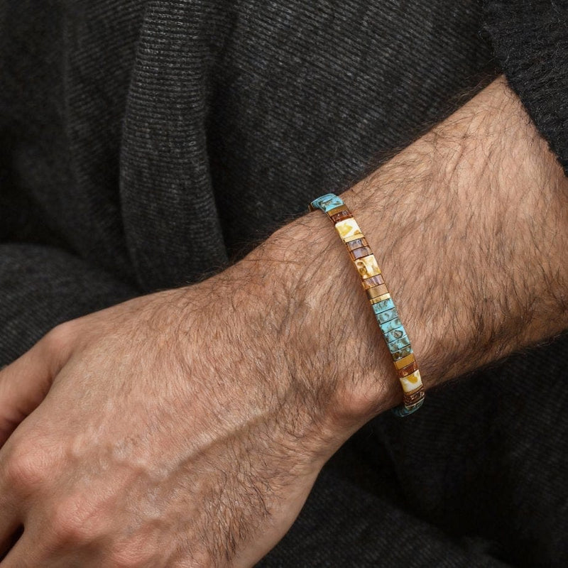 Kia - vue détaillée des perles Miyuki japonaises