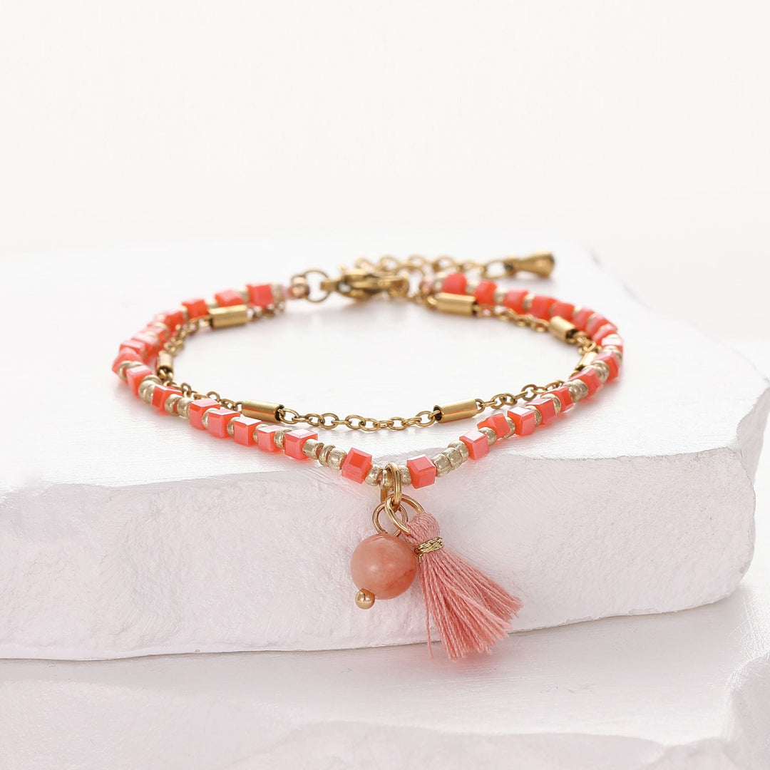 Majvi - Bracelet de perles - bracelet de perles colorées fait main en perles Miyuki par Køss Design