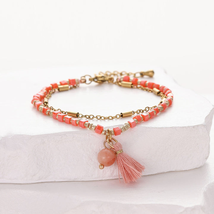 Majvi - Bracelet de perles - bracelet de perles colorées fait main en perles Miyuki par Køss Design