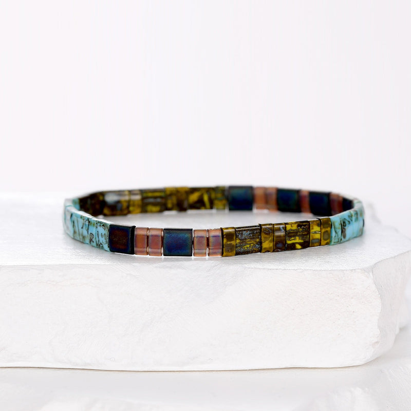 Maria - Bracelet de perles - bracelet de perles colorées fait main en perles Miyuki par Køss Design