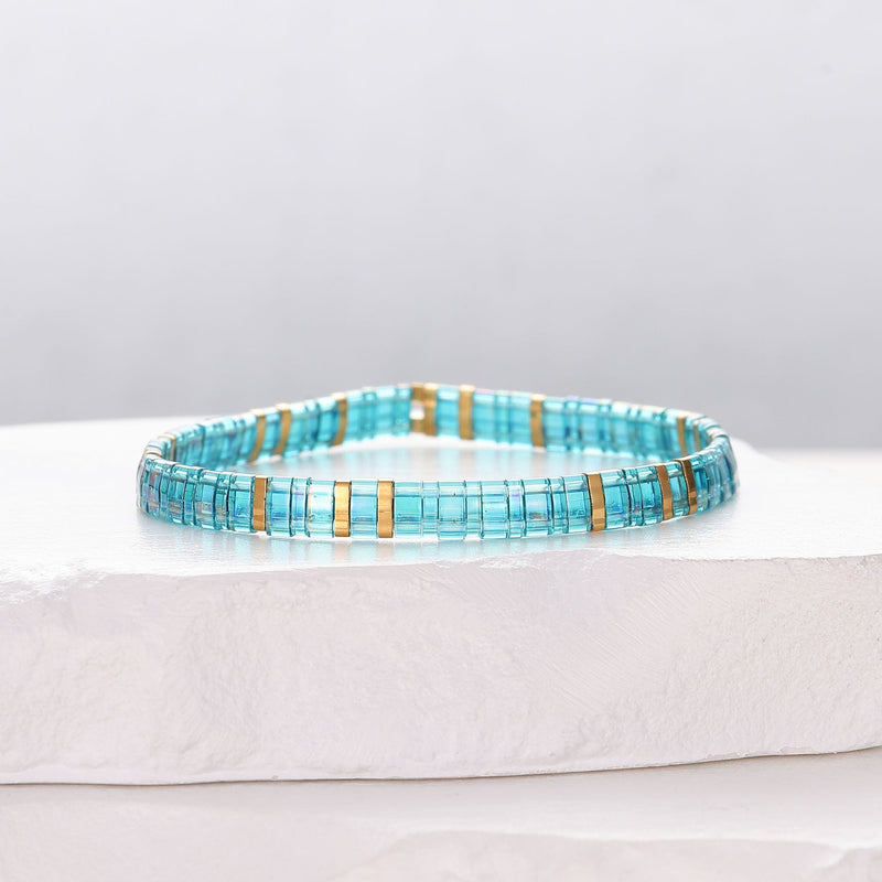 Marine - Bracelet de perles - bracelet de perles colorées fait main en perles Miyuki par Køss Design