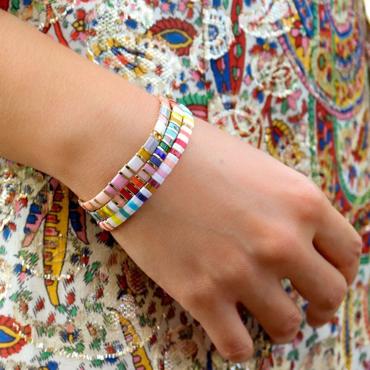 Møly - Køss Design bracelet de perles colorées fait main photo 6