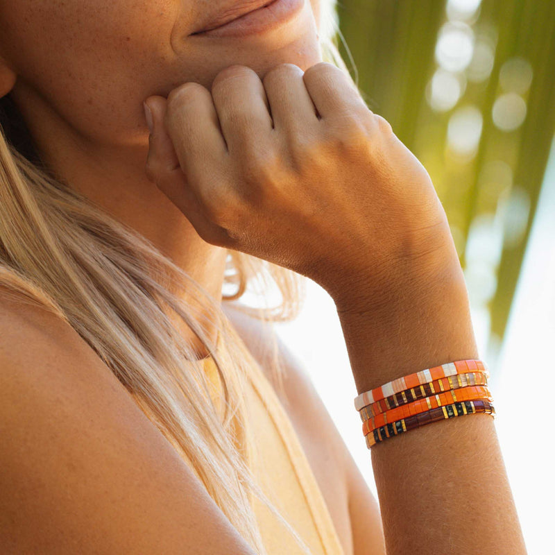 Parure Belombre - Bracelets de perles