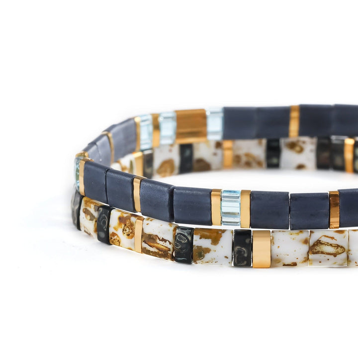 Parure Cassandra - Bracelets de perles