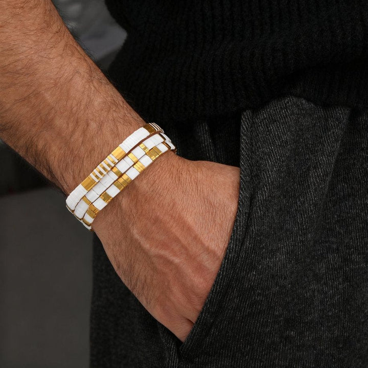 Parure Gotha - vue détaillée des perles Miyuki japonaises