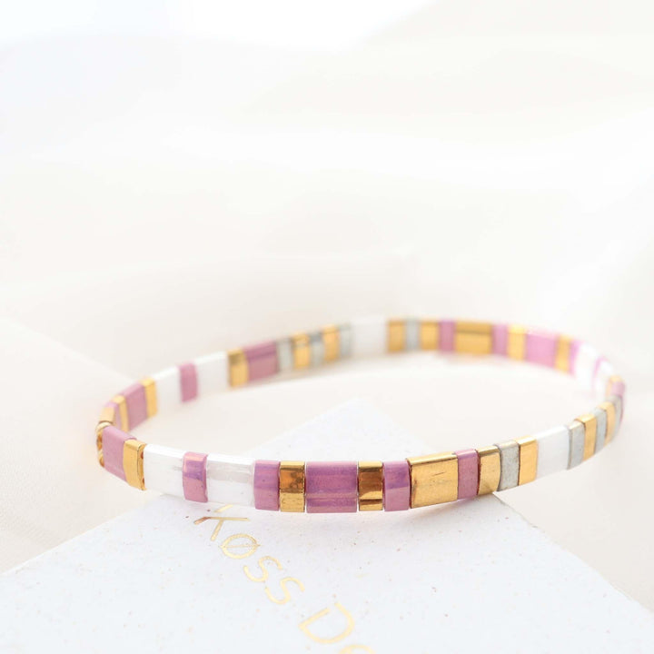 Parure Lia - Køss Design bracelet de perles colorées fait main photo 7