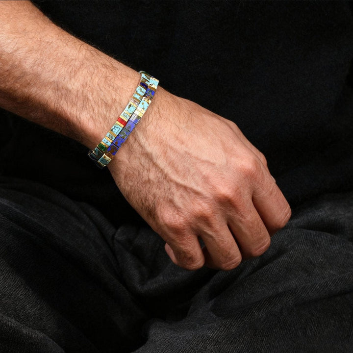 Parure Lou - Bracelets de perles (Pour Lui)