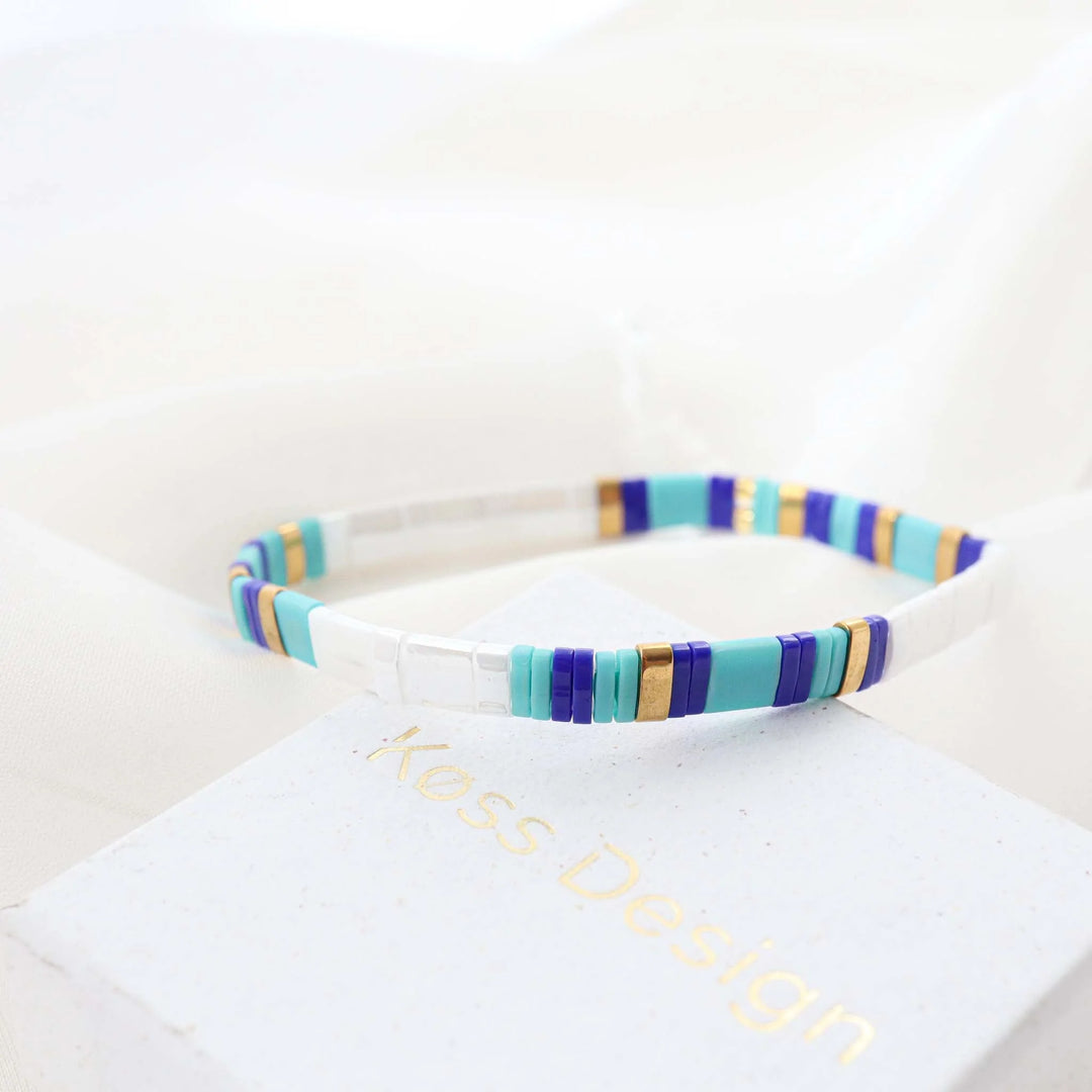 Sea - Bracelet de perles - bracelet de perles colorées fait main en perles Miyuki par Køss Design
