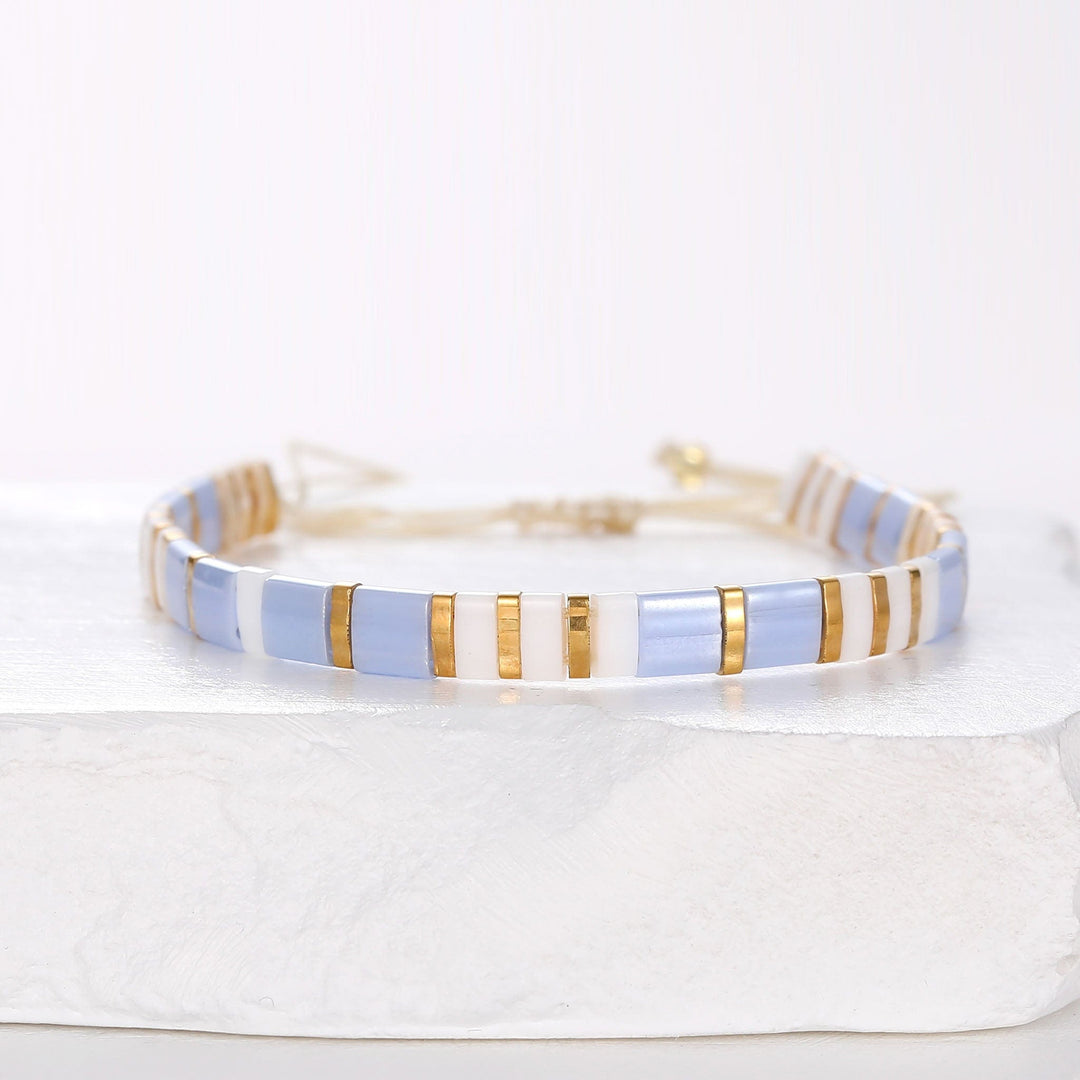 Sky - Bracelet de perles - bracelet de perles colorées fait main en perles Miyuki par Køss Design