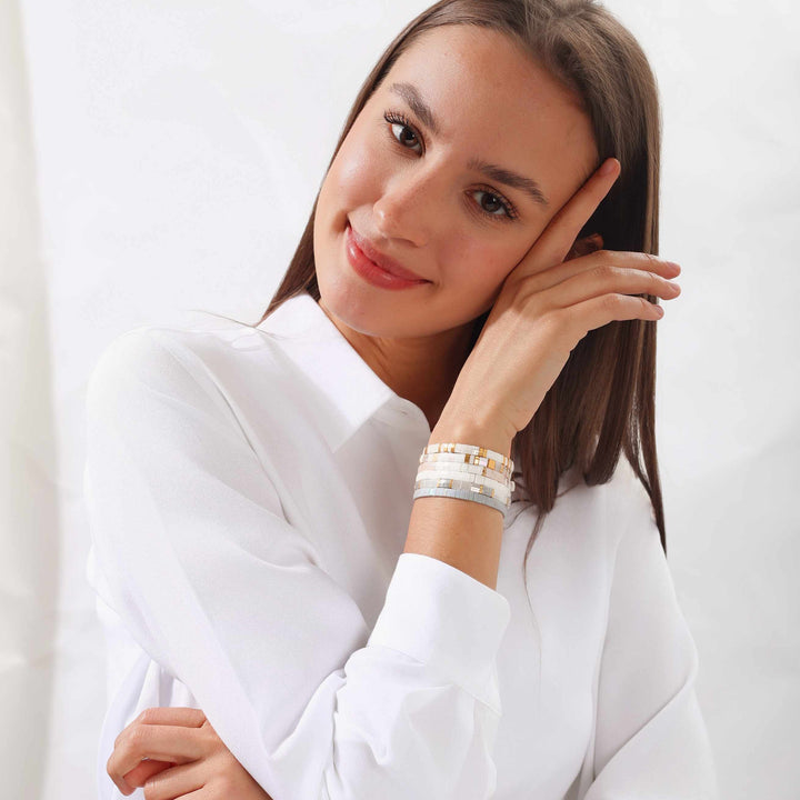 Parure Daria - Bracelets de perles