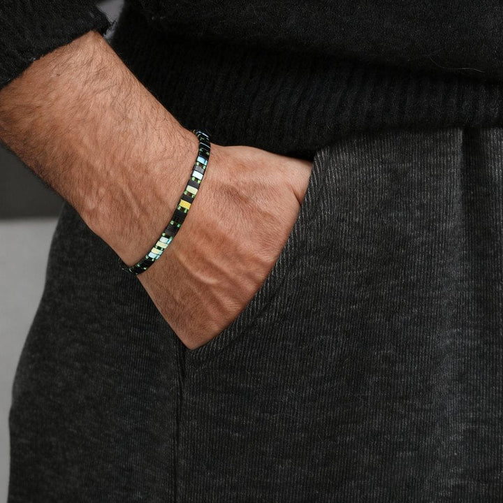 Evelina - vue détaillée des perles Miyuki japonaises