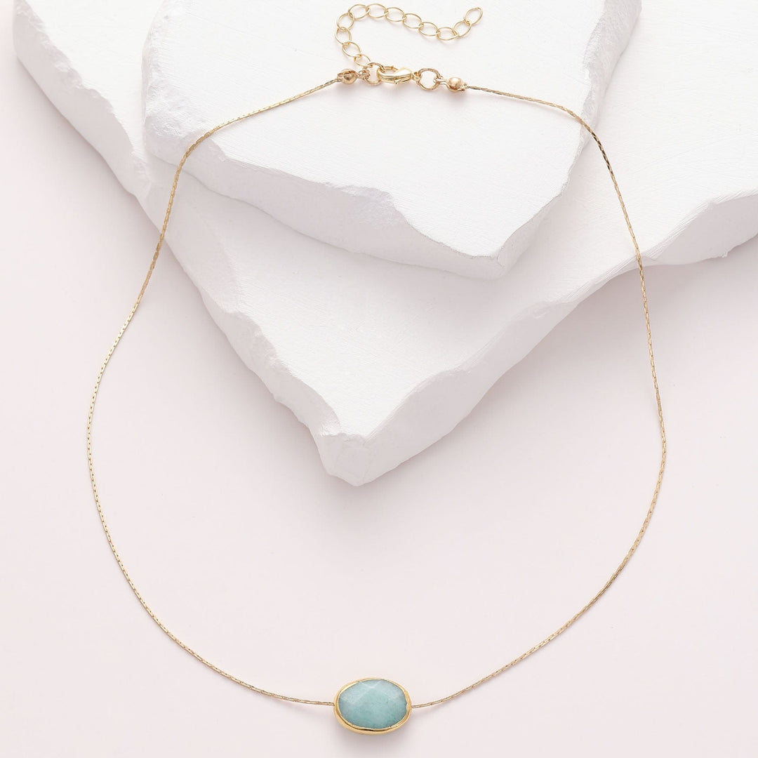 Hanna - Pendentif - necklace fait main en perles Miyuki par Køss Design