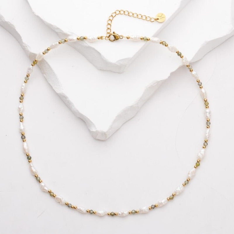 Lenka - Collier de pierres - necklace fait main en perles Miyuki par Køss Design