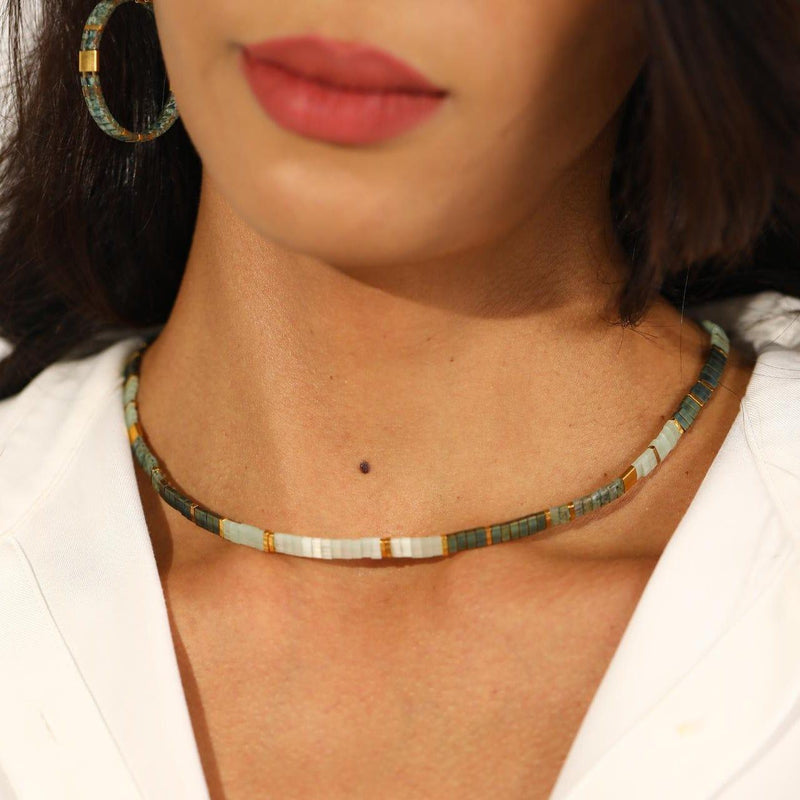 Luna - Collar de piedras 