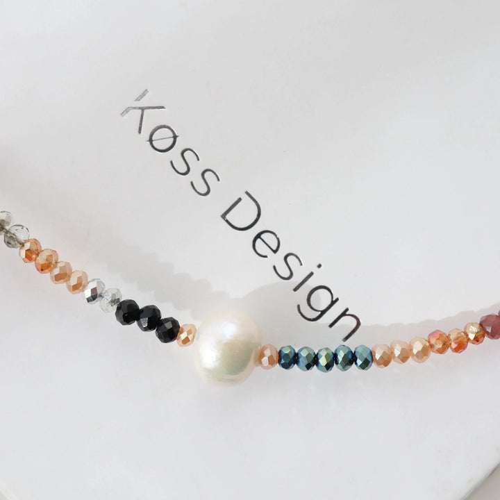 Poly - collier en perles Miyuki porté