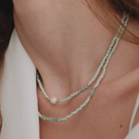 Jade - Collar de piedras